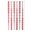 Perles de résine 'Rouge'