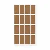 Stickers en liège 'Petits rectangles' (16pcs)