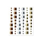 Perles de résine 'Carrées'