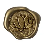 Sceau à cire 'Sérénité aquatique' (25mm)