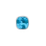Schraubknopf cristal turquoise