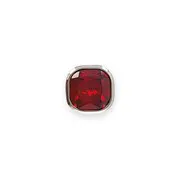Schraubknopf cristal bordeaux