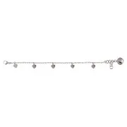 Armband mit Herzanhängern