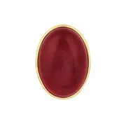 Schraubknopf agate rouge Do