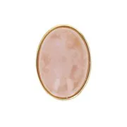 Schraubknopf quartz rose Do