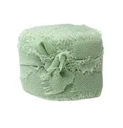 Ruban en chiffon 'Vert de gris' (2.5cmx4.57m)