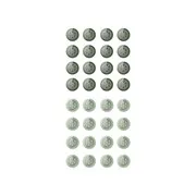 Perles de résine imprimées 'Engrenages' (32pcs)