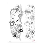 Maxi tampon 'Engrenages'