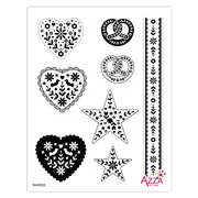 Tampons diamant 'Noël Alsacien'