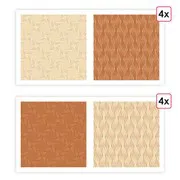 Papiers imprimés 'Pointillisme' (8f)