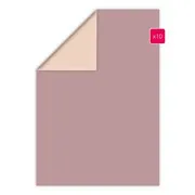 Papiers A4 duo 10p 'Rose indien-Muscade'