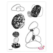 Tampons diamant 'Granite'