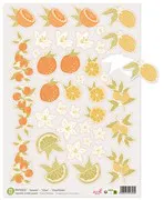 Saynète prédécoupées vellum 'Agrumes''
