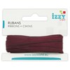 Ruban satin 6mmx5m Bordeaux