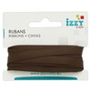 Ruban satin 6mm x 5m Marron