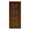 Stickers contours 'Arcades' (Mirror Brown)