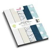 Bloc papier vellum imprimé 'Sérénité aquatique'