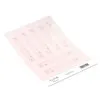 Planche d'étiquettes étroites 7pcs