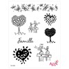 Tampon Diamant Azza Scrap 'Famille'