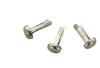 Attaches parisiennes 4mm 25pcs 'Argent'