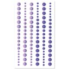 Perles de résines mat 'Violette'